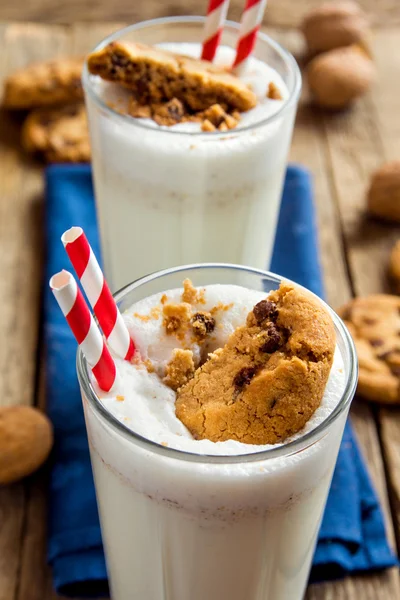 Milkshake con biscotti — Foto Stock