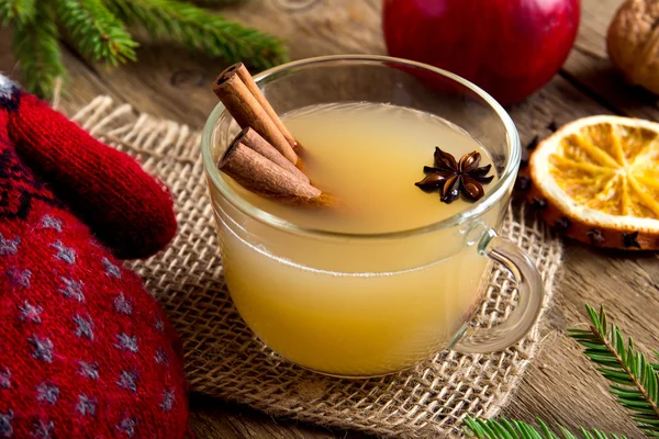 Apple cider rum punch — Zdjęcie stockowe