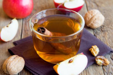 tarçın ile elma çayı