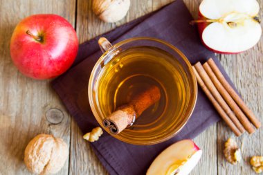 tarçın ile elma çayı