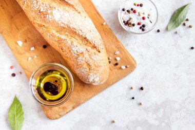 zeytinyağı ile ciabatta ekmeği