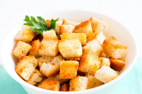 Hausgemachte französische Croutons — Stockfoto