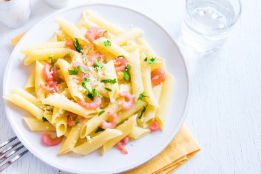 Karides ile Penne makarna