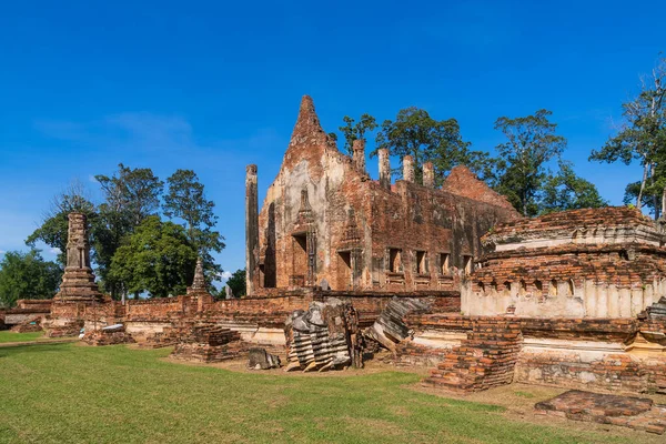 Ősi Romhalmaz Buddhista Templom Rendeleti Kápolna Tégla Wat Pho Prathap — Stock Fotó