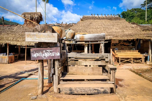 Nan Tajlandia Października 2019 Starożytna Studnia Soli Produkcji Soli Starożytny — Zdjęcie stockowe