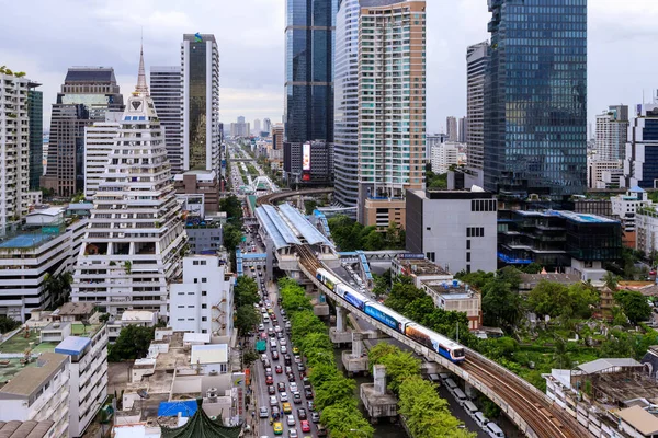 Silom Thailand Juli 2018 Bangkok Mass Transit System Oder Bts — Stockfoto