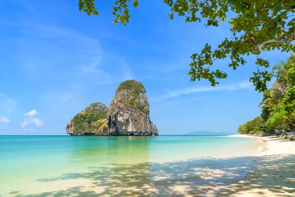 Phra Nang Kristal Berrak Egzotik Kireçtaşı Adası Uçurumu Tayland Krabi — Stok fotoğraf