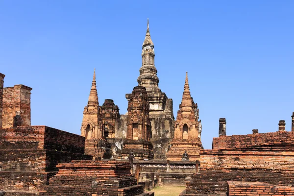 Wat maha dat, shukhothai historisch park, thailand — Stockfoto