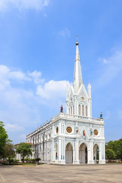 Igreja Católica em samut songkhram, Tailândia — Zdjęcie stockowe