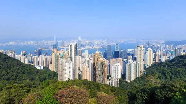 Scenery from Victoria Peak, Hong Kong, China — Stock Photo, Image