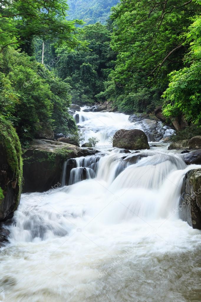 Nang Rong Waterfall in Khao Yai national park, Nakhon Nayok, Tha