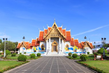 Wat Benchamabophit or Marble Temple in Bangkok, Thailand clipart