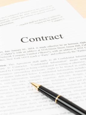 kalem ile iş sözleşmesi belgesi