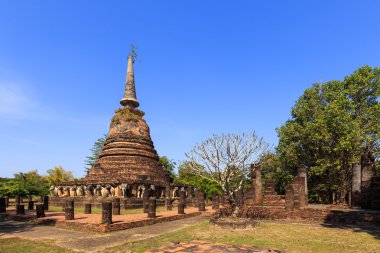 Wat Chang Lom, Shukhothai Historical Park, Thailand clipart