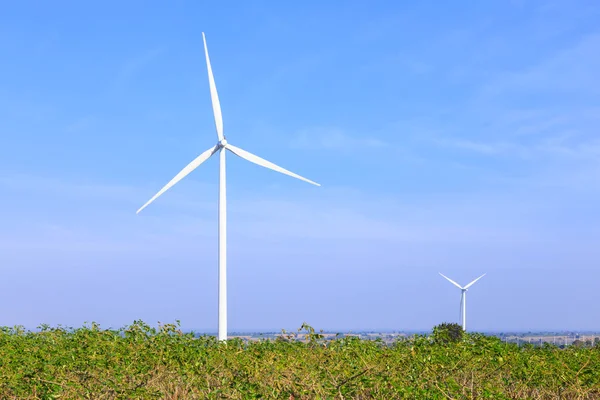 Kraftgenerator för vindkraftverk — Stockfoto