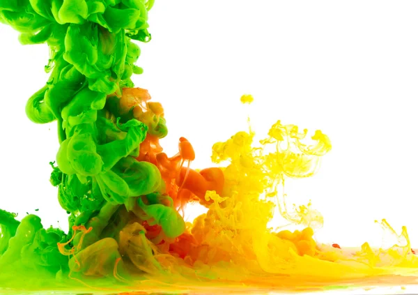 Renkli sıvı 2 karışık — Stok fotoğraf