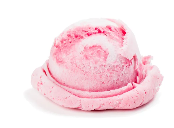 Gelado rosa e branco — Fotografia de Stock