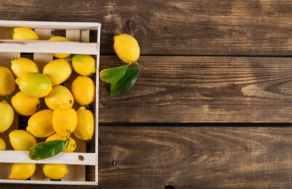 Vista de limones desde arriba —  Fotos de Stock