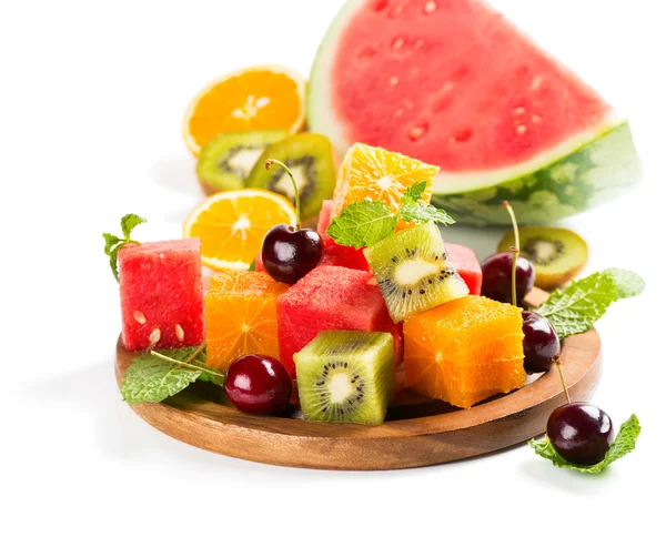 Salat aus frischen Früchten. — Stockfoto