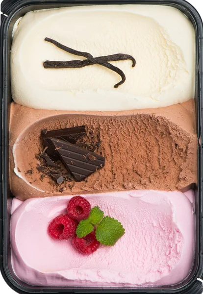 Neapolitan Ice Cream — Stock Photo, Image