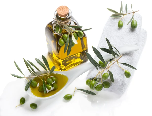Lázně téma oliv — Stock fotografie