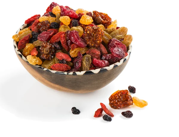 Different dried  berries in assortment — Stock Photo, Image