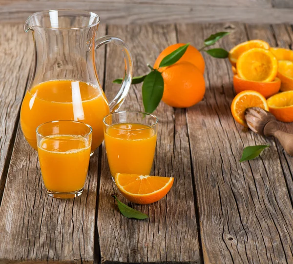 Složení s pomerančovým džusem — Stock fotografie