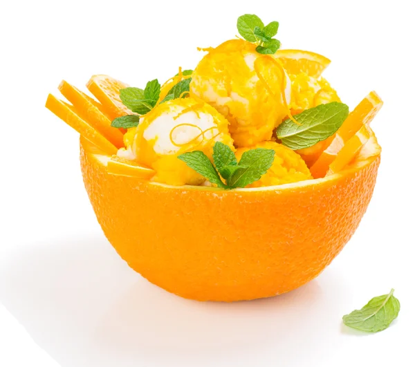 Orange sundae — Stock Photo, Image