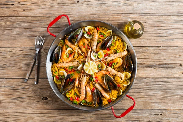 Spanish paella — Stock Photo, Image