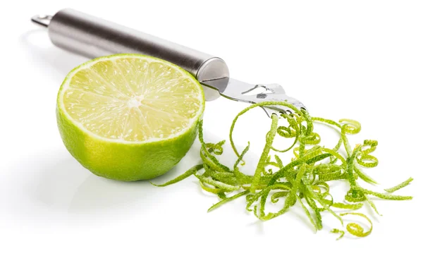 Zest of lime — Stock Photo, Image