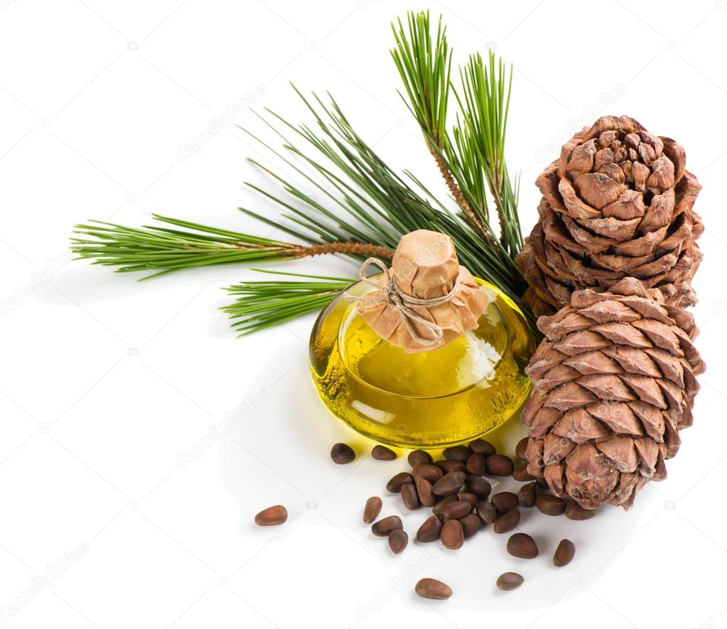 Cedar pine oil — Stock Photo © Denira 75826615