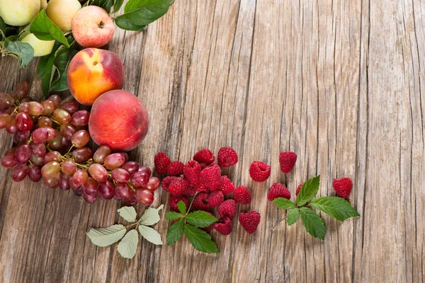 Organic berries and fruit — Stock fotografie