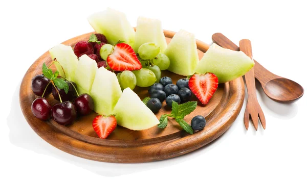 Zdravé smíšených ovocný salát — Stock fotografie