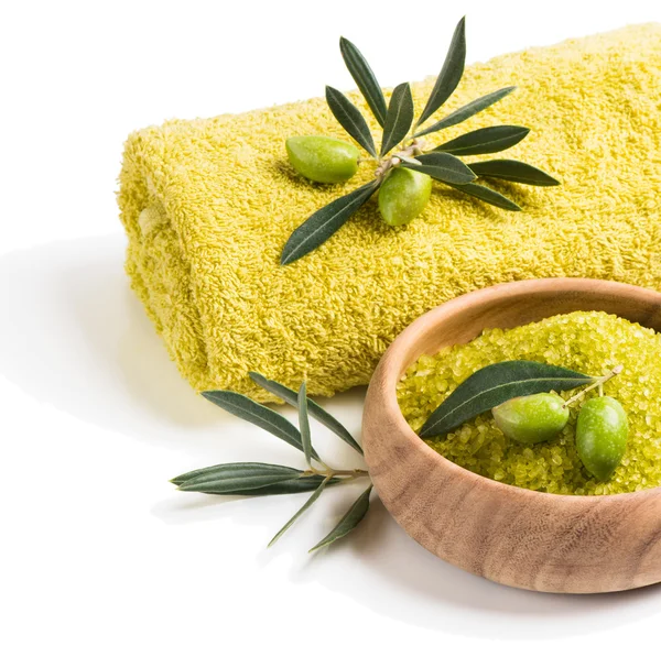 Tema Spa con aceitunas — Foto de Stock