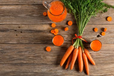 Yukarıdan havuç suyu vurdu