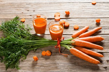 havuç suyu bir bardak