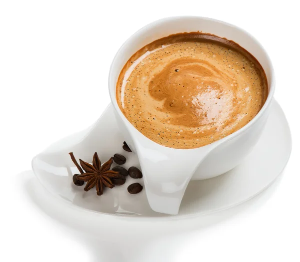 Чашка кофе с анисом — стоковое фото