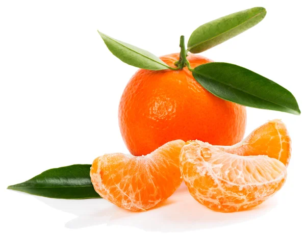 Mandarinenfrüchte aus nächster Nähe — Stockfoto