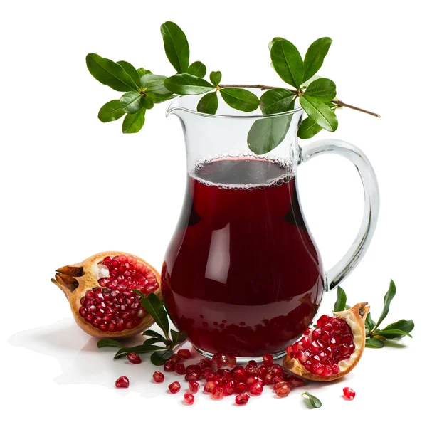 Red Juice In Glass Pitcher Jug Isolated On White Stock Photo - Download  Image Now - Jug, Juice - Drink, Pomegranate - iStock