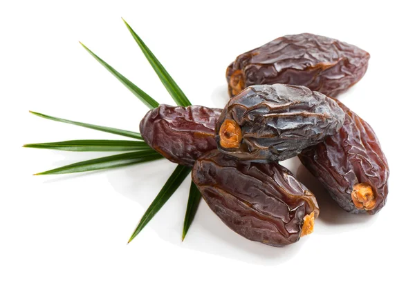 Five big date fruits — Stock Photo, Image