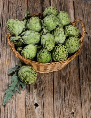 Organik enginar sepet