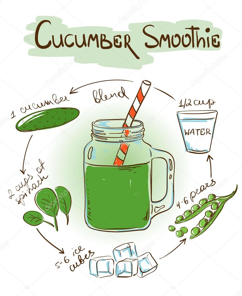 スムージーストックベクター ロイヤリティフリースムージーイラスト Depositphotos