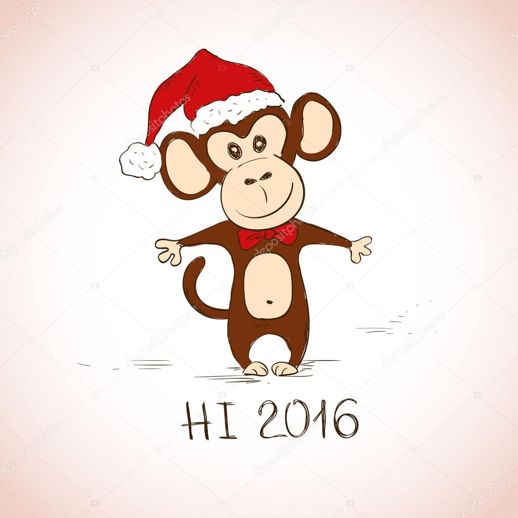 Картинки 2016 с обезьяной смешные, ручной
