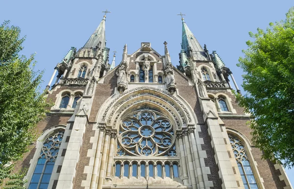 Aslanlar. Kilise St. Olha ve Elizabeth. St. Elisabeth Katolik Kilisesi. Ukrayna.