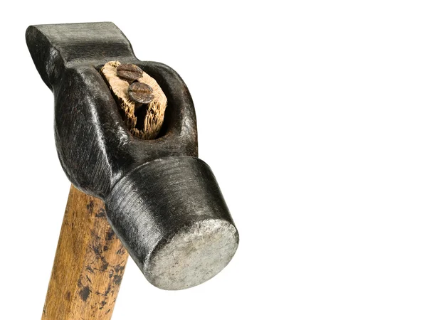 Primo piano di un vecchio martello — Foto Stock