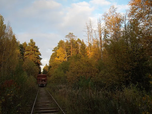 De oude spoorweg — Stockfoto