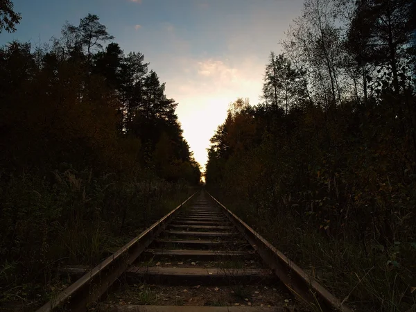 Die alte Eisenbahn — Stockfoto