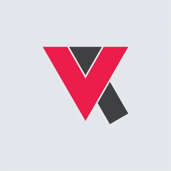 Písmeno Logo Design Vektor — Stockový vektor