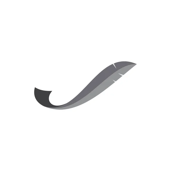 Quill Logo Ontwerp Vector — Stockvector