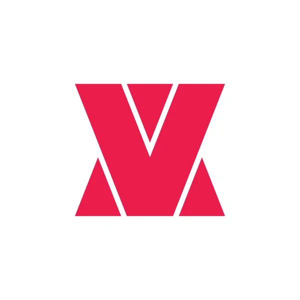 Carta Vetor Design Logotipo Carta —  Vetores de Stock